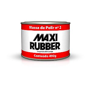 Massa de Polir 490gr MAXI RUBBER 6MHO14 Numero 2