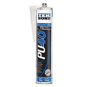 Cola Pu 40 TEKBOND Preto Silicone Selante 357gr