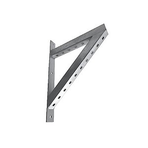 Mão Francesa Reforçada 250mm PERFIL LIDER 2480250PZ 1Pç