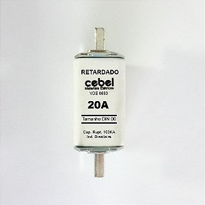 Fusível NH Retardado FR 00/20A CEBEL 700004