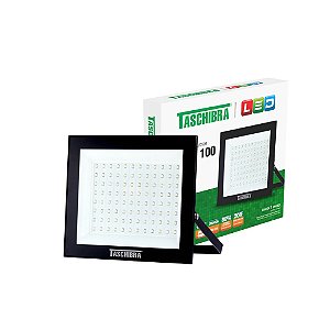 Refletor Led 100W 8000LM 6500K Preto TASCHIBRA 15030043-02