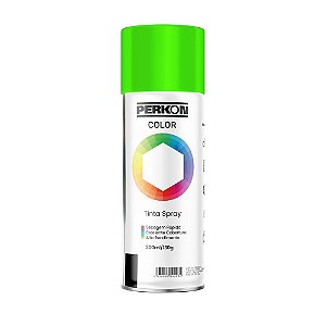 Tinta Spray Luminosa Verde 300ml  PERKON 7176
