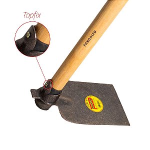 Enxadao Forjada Leve Largo 14cm c/Cabo 1,3mt TOPFIX PANDOLFO 762-14