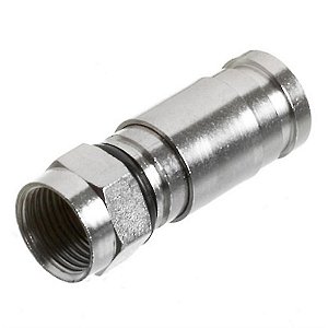 Conector Coaxial Compressao DEZCOMP RG59 902 c/10pçs