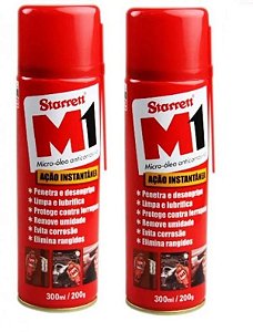Óleo Lubrificante Desengripante M1 Starrett 300ml Spray