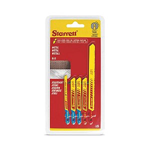 Serra Tico-Tico STARRETT BU3 Metal – 5 Peças