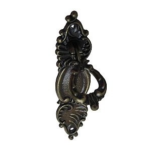 Puxador Colonial Veneza S/ Entrada Grande Ouro Velho Zamac BENDOOR 7120 20Peças