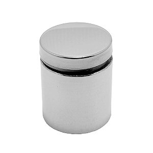 Espaçador de Vidro 2,5cm Cromado Metal BENDOOR 6011P 2 Peças