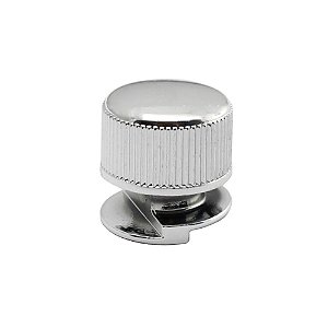Botão Francês Cromado Metal BENDOOR 6001 – 20 Peças