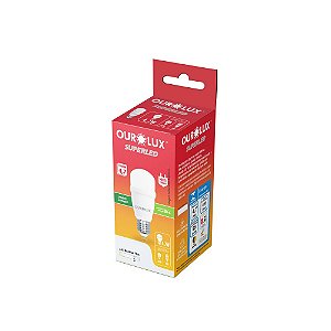 Lâmpada LED Compacta OUROLUX T 4,7W Bivolt 6500K – Ref. 20755C