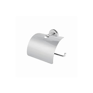 Papeleira em Aço com Tampa Cromada CLARAINOX – Ref. 13056