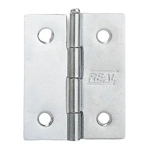 Dobradiça REAL Zincada 2" – Ref. 25020 – Caixa com 24 Peças