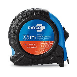 Trena 7,5 Metros Emborrachada 25mm Azul RAYCO
