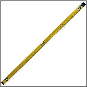 Nível Base Magnética Alumínio Tubular 60" (1500mm) BRASFORT 9083
