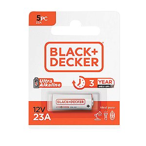 Pilha Alcalina B&D 12V – Cartela com 5 Unidades