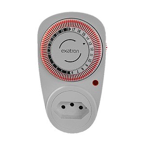 Timer Temporizador Analógico Bivolt EXATRON LETM4002