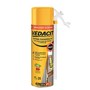 Espuma Poliuretano Spray 500ml 480g VEDACIT 147986