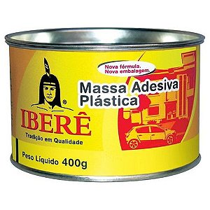 Massa Plastica IBERE 400Gr Branca c/ Catalisador 410021810