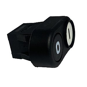 Chave Liga/Desliga Moldura Reta 16A DICOMPEL DC-218/18