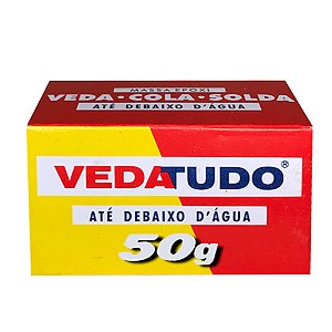 Adesivo Epóxi Massa Kit SOS Secagem Normal Subaquática 50g 6051 10 Unidades