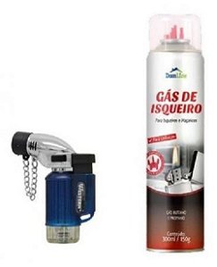 Mini Maçarico Portátil Recarregável 6000 WESTERN + Gas