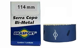 Serra Copo Aço Rapido 114mm BRASFORT 8955