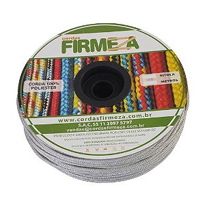 Corda Poliéster 05mm 154mt Branca Carretel FIRMEZA 30037