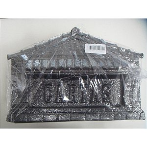 Caixa Carta Metal Cartas Casinha Emb. Gradil 245