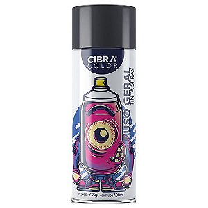 Tinta Spray CIBRACOLOR Cinza 400ML