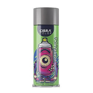 Tinta Spray CIBRACOLOR Prata Metalica 400ML