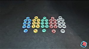 Kit de Tokens Wingspan: Europa em Acrílico