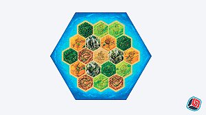 Quebra-Cabeça Catan em MDF