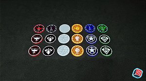 Kit de Tokens de Ação Arkham Horror LCG em Acrílico