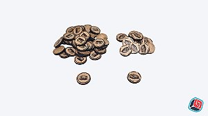 Tokens de Barril Oh My Goods! em MDF