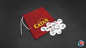 Tokens de Números Catan em Acrílico