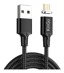 Cabo USB Magnético Micro-USB Kingo 1m