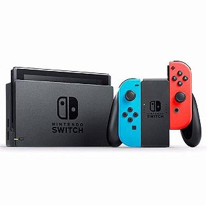 Console Nintendo Switch 32gb - Neon (Azul e Vermelho)