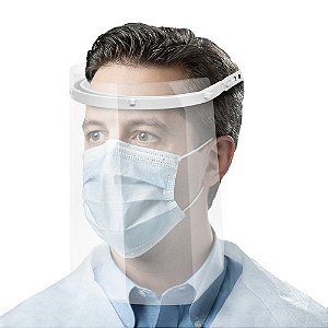 Máscara com protetor facial Face Shield - 1 UN