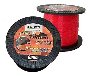 Linha Monofilamento Crown Pro Tamba Soft Laranja 600m