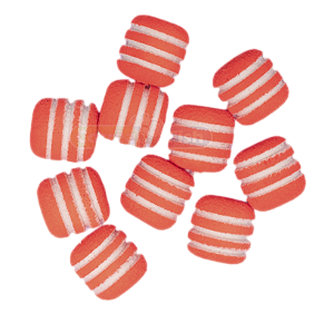 10 EVA Riscadinho Supreme Para Pesca - Vermelho Neon
