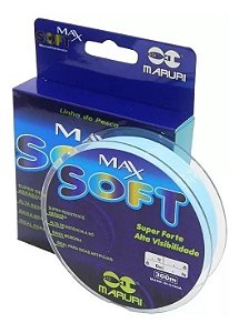 Linha Monofilamento Max Soft  300m - Azul