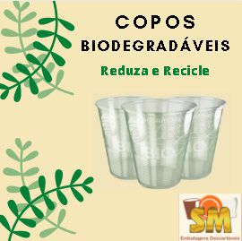 Copo Biodegradável 150ml Caixa c/ 25x100 Un.