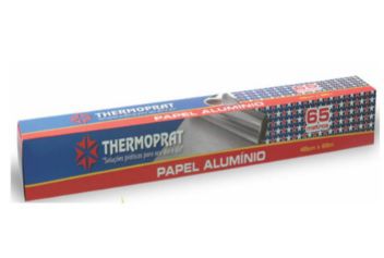 Papel Alumínio 45X65Mts Thermoprat C/ 6 Un. 