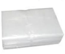 Saco Plástico Cristal Transparente 12x25x0,10 C/ 5 Kg