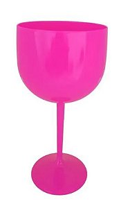 Taça em Acrílico Gin 500Ml Pink C/ 4 Un