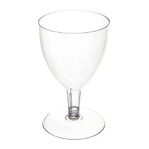 Taça em Acrilico Cristal 170 ml. Plastilania C/ 5 Un.