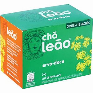 Chá de Erva-Doce Leão c/15 Saches Un.