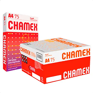 Papel Sulfite A4 Chamex Caixa c/ 10x500 Un.