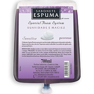 Sabonete Espuma Refil Sensitive Premisse c/ 700ml Un.