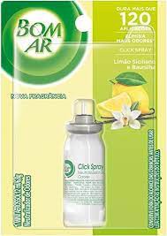 Bom Ar Click Refil Limão Siciliano e Baunilha 12ml.